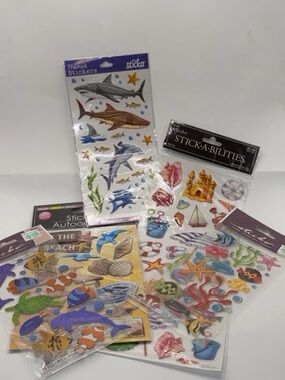 NEW “All About the Beach” Themed Stickers